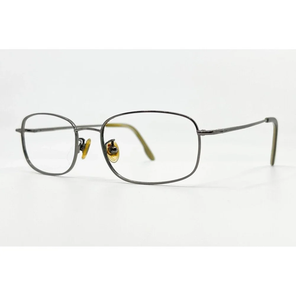 Nautica Eyeglasses Mens Gunmetal N7114 032 Metal Rectangular 53-18-140